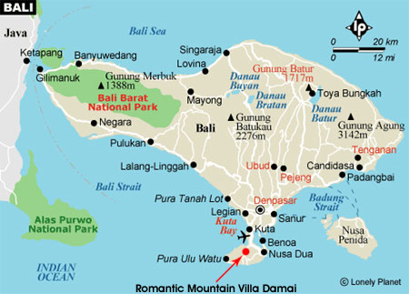 Bali Villa Damai Karte